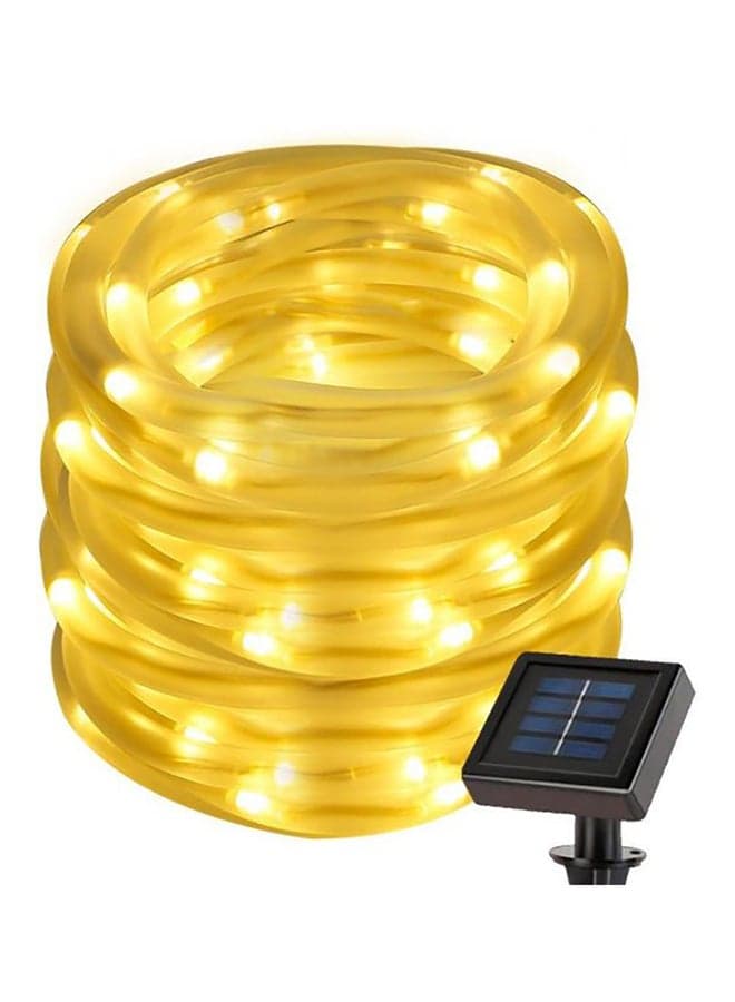 50 LED Solar Power String Light For Christmas Yellow/Black 5x15centimeter Yellow/Black 5x15cm