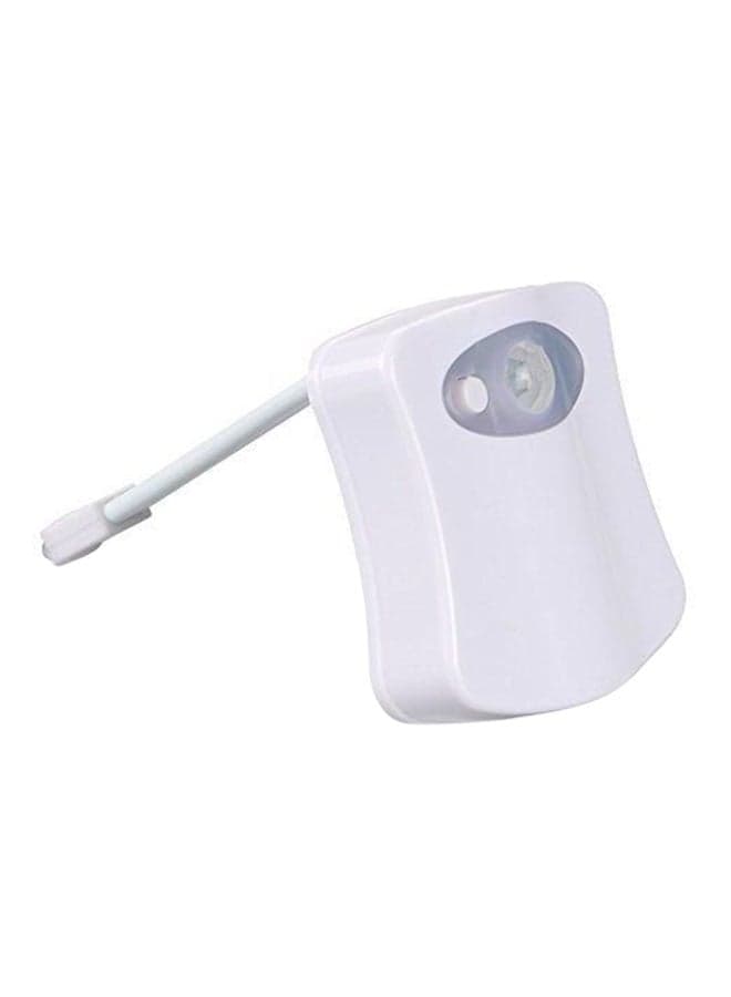 Motion Activated LED Toilet Light White 7 x 5cm