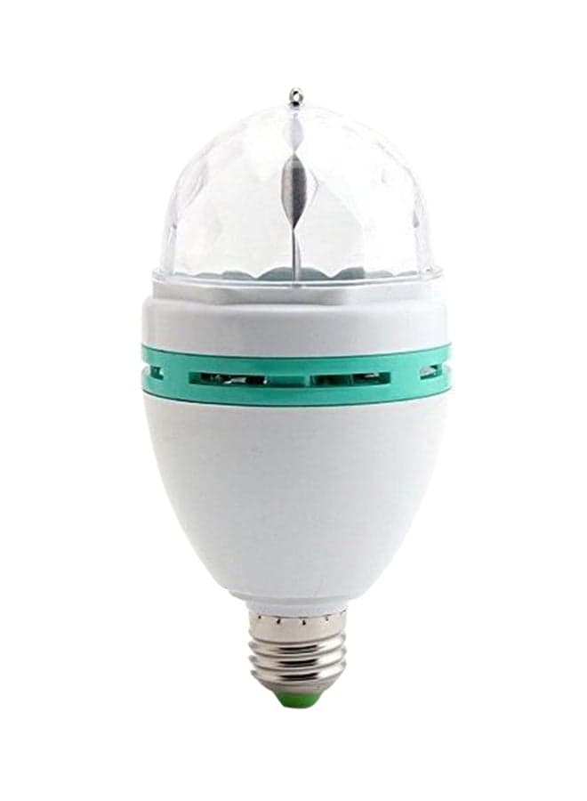 Rotating Multi-Pattern LED Lamp White/Green/Clear 4 x 15cm