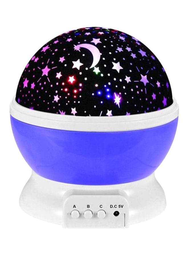 Star And Moon Starlight Projector Lamp Multicolour 13 x 9cm