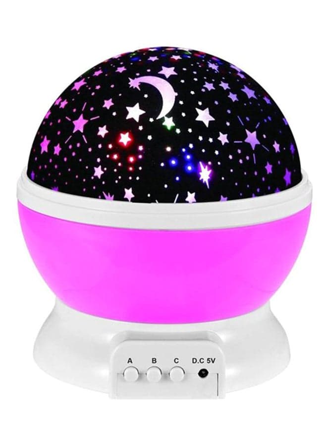 USB LED Star Master Rotating Night Lamp Multicolour