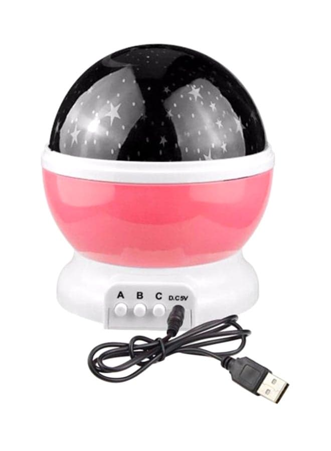 Rotating Projection Light Lamp Multicolour 16 x 16cm