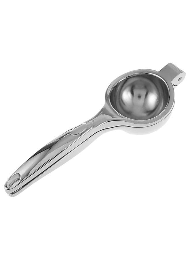 Stainless Steel Hand Press Lemon Juicer Silver