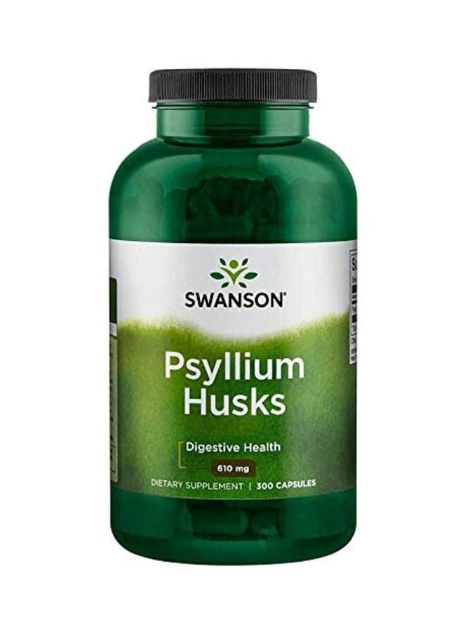 Psyllium Husks Digestive Health - 300 Capsules