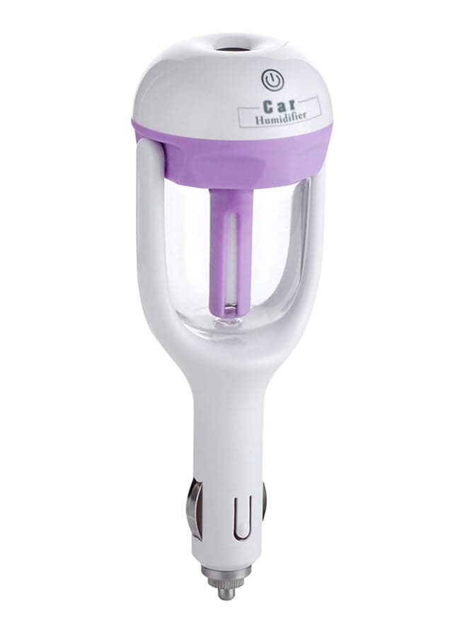 Mini Portable Car Humidifier DC 12V Purple/White