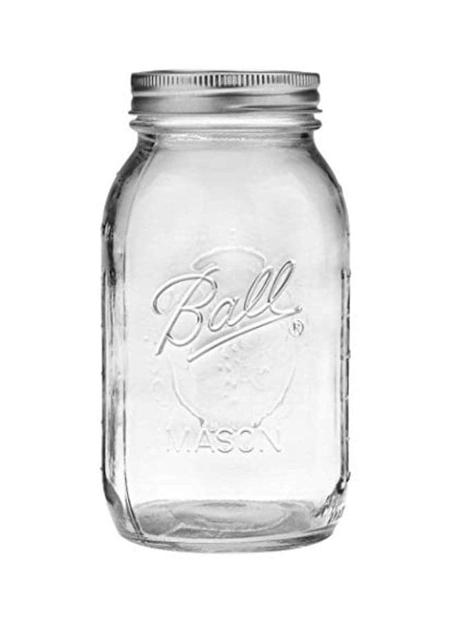 Mason Jar With Lid Clear 12 x 12 x 12inch