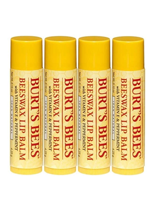 4-Piece Moisturizing Lip Balm