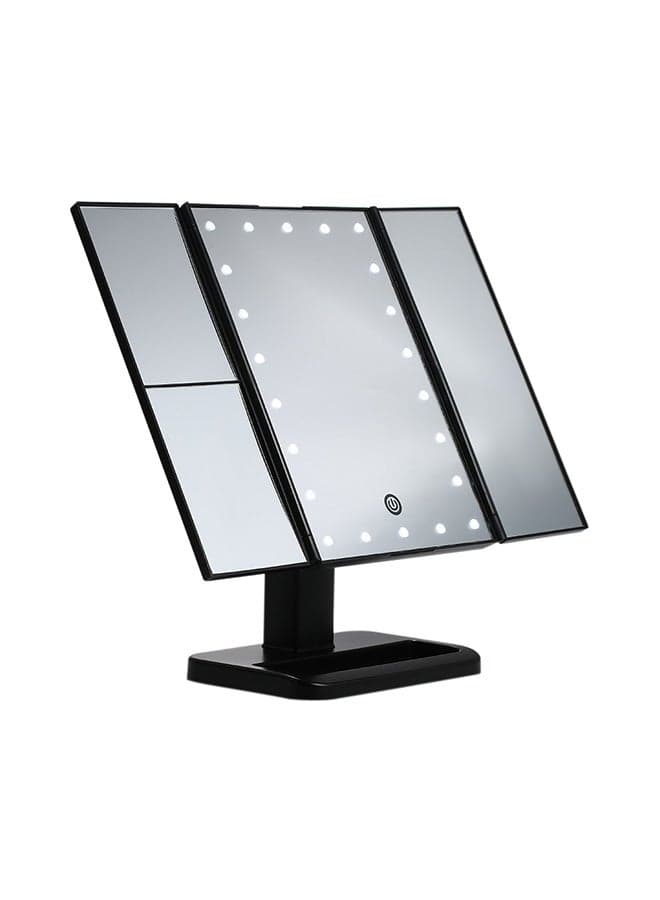 21 LED Lights Vanity Table Makeup Mirror Black