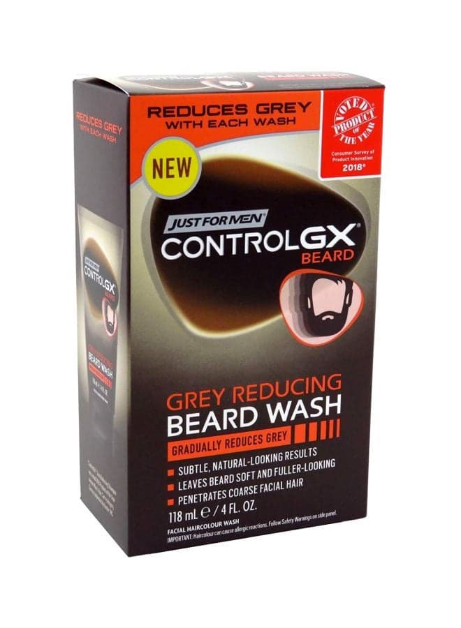2-Piece Control Gx Grey Reducing Beard Wash Set 118ml
