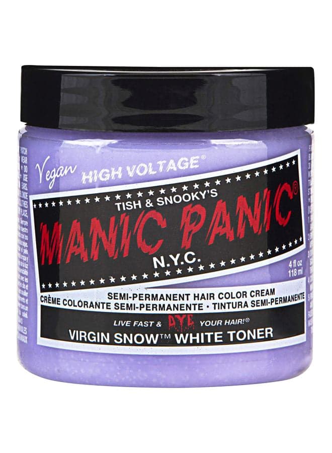 Semi Permanent Hair Colour Cream Virgin Snow