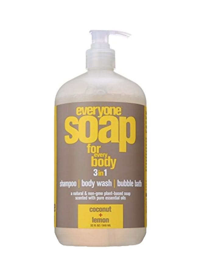 3-In-1 Coconut And Lemon Body Wash