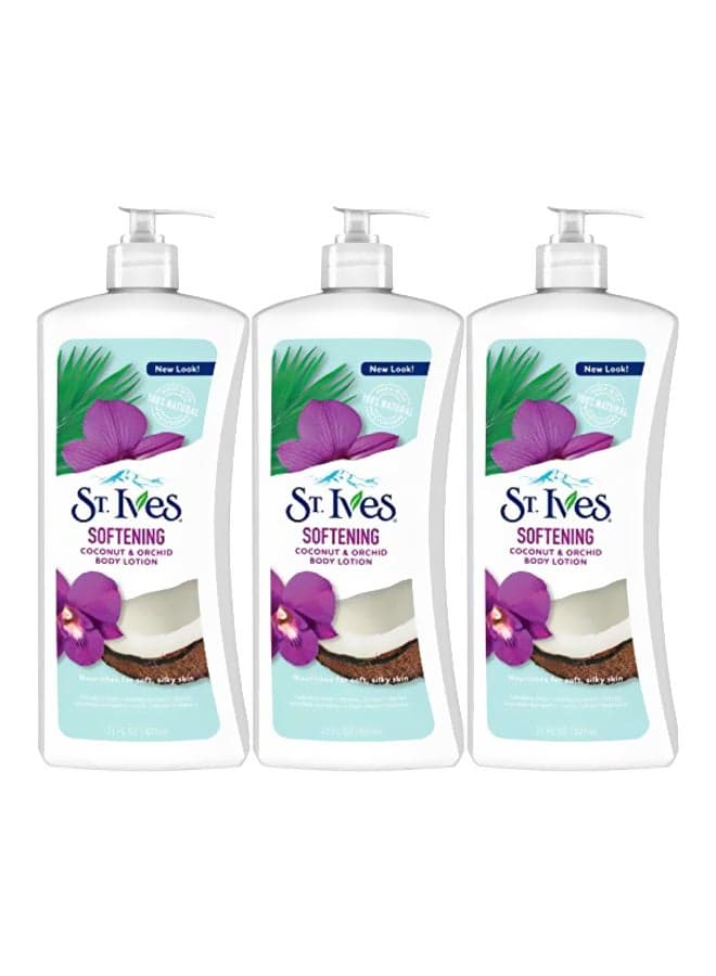 Pack Of 3 Coconut And Orchid Extract Body Lotion