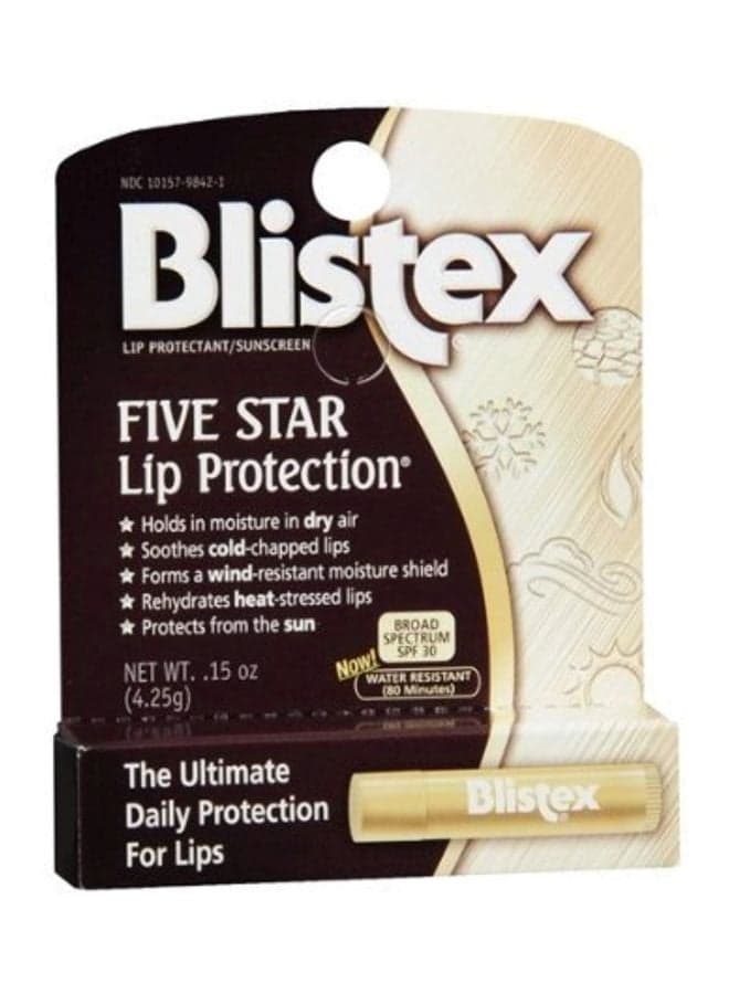 Five Star Lip Protection SPF 30 4.25grams