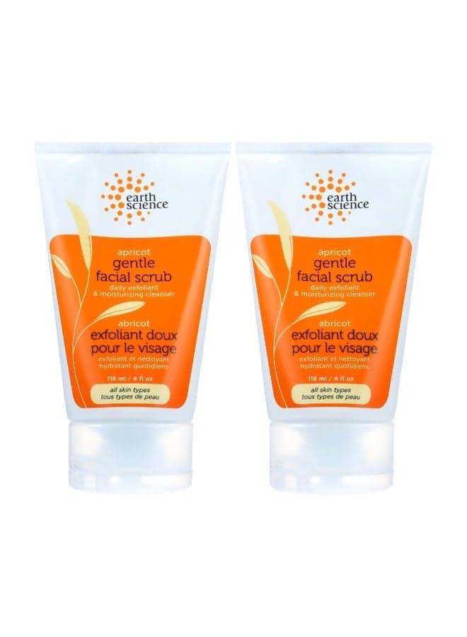 Pack Of 2 Apricot Facial Scrub