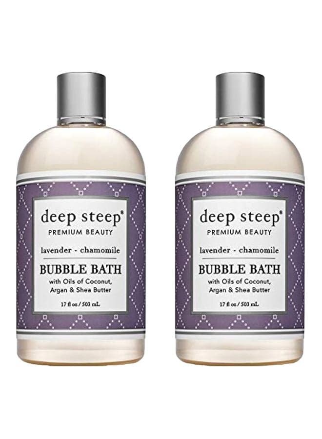 Pack Of 2 Bubble Bath Set - Lavender Chamomile 5.3ml