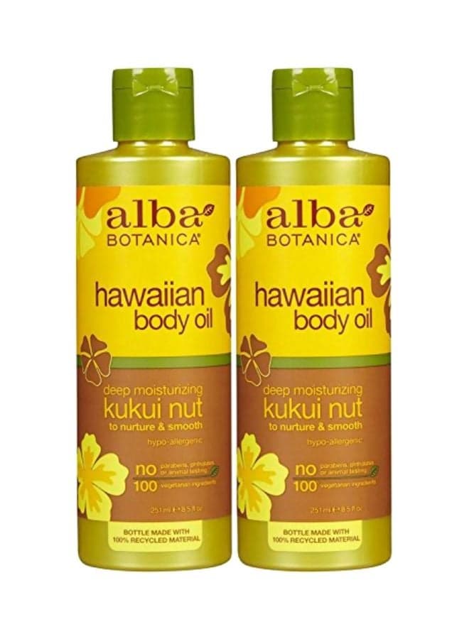 Pack Of 2 Hawaiian Organic Body Oil