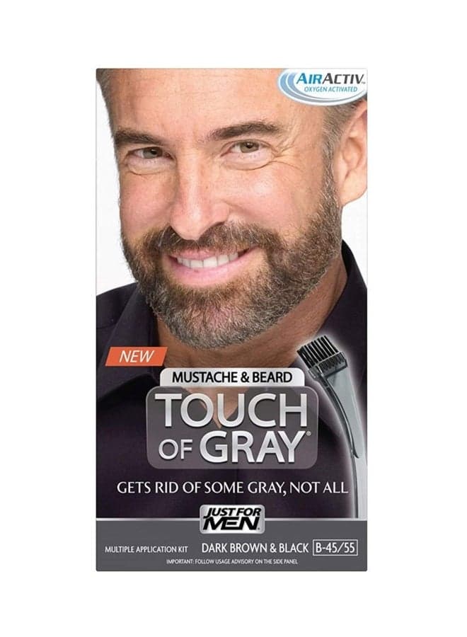 Oxygen Activated Mustache And Beard Colour Dark Brown/Black
