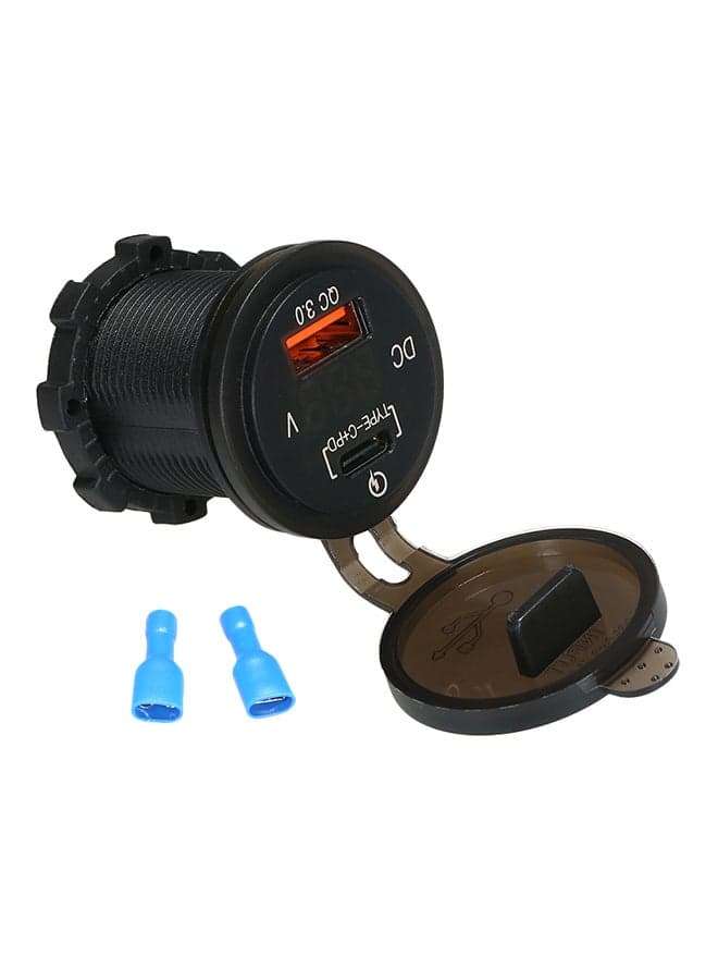 Waterproof Dual Type C USB Charger