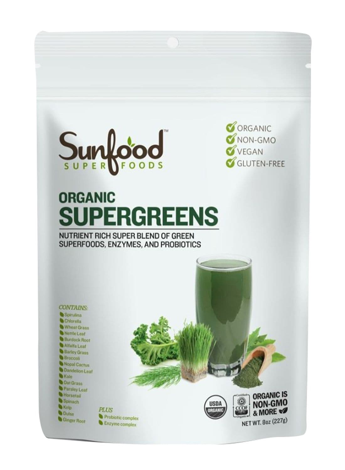 Organic Supergreens 8 oz