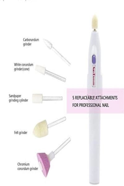 5-In-1 Professional Electric Nail Drill White/Pink