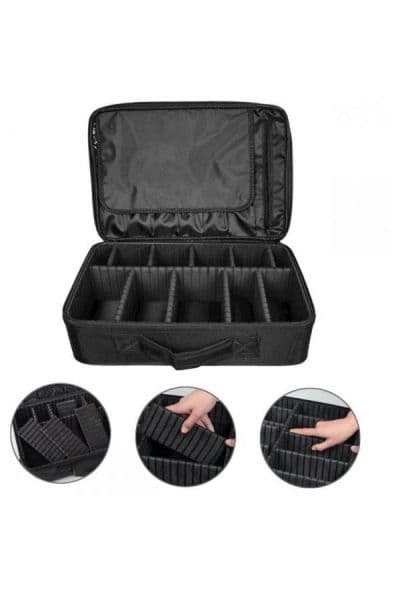 Makeup Organizer Case Black