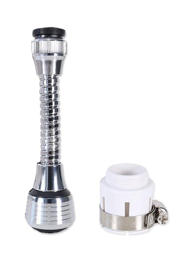 360 Rotate Swivel Water Saving Tap Aerator Silver