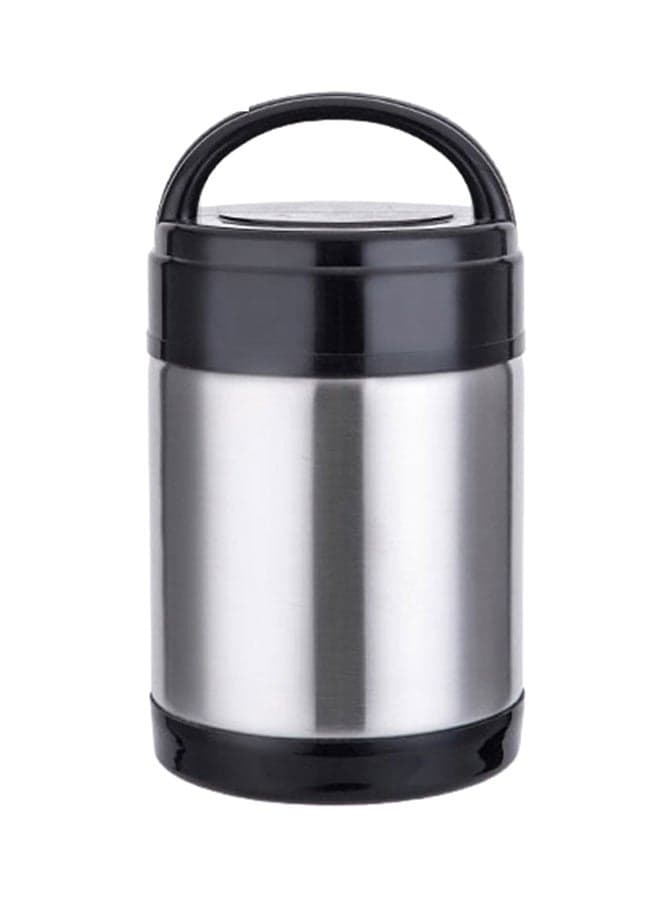 Insulated Lunch Box Silver/Black 29x19x17centimeter
