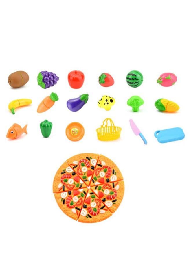 Fruit And Cut Kitchen Toy Set 20 x 15 x 10cm