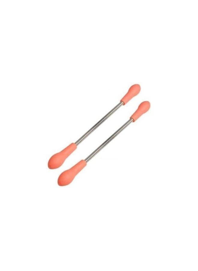 2-Piece Facial Hair Removal Stick Set Orange