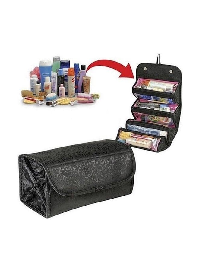 Cosmetic Makeup Storage Bag Black
