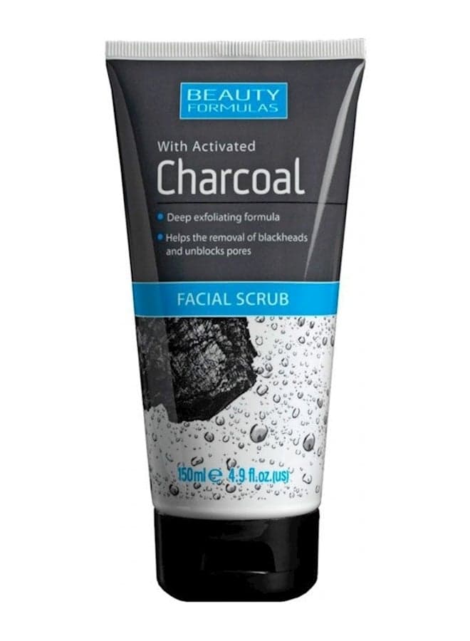 Charcoal Facial Scrub Black