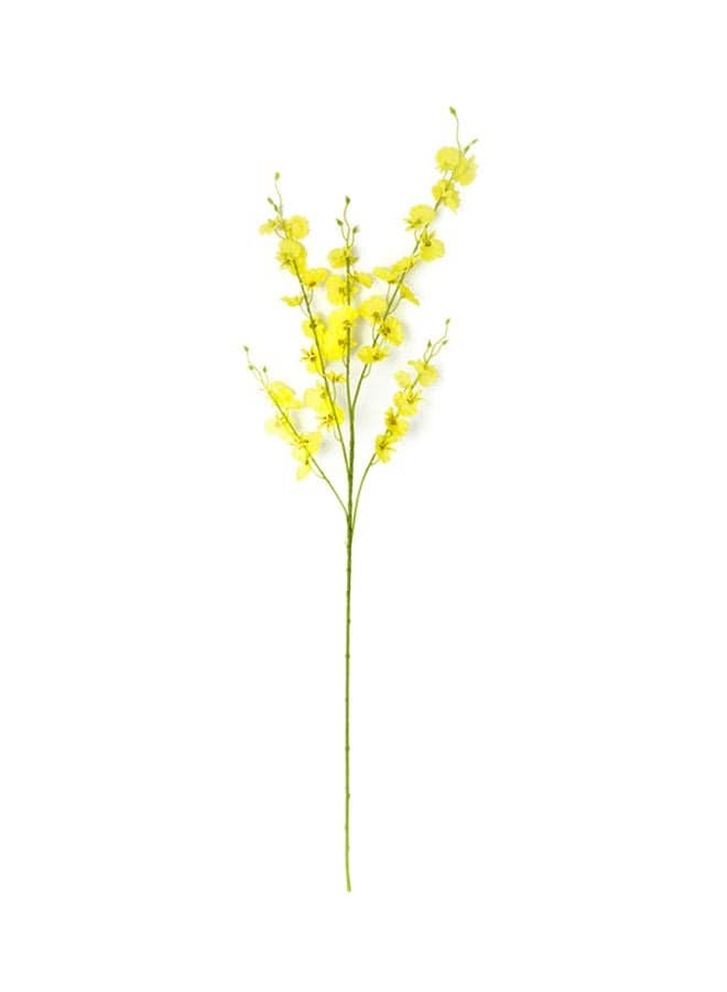 Decorative Orchid Artificial Flower Yellow/Green