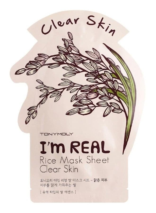 I'M Real Rice Mask Sheet Clear
