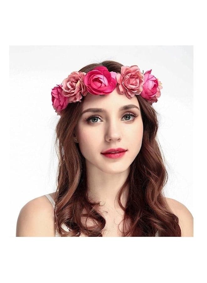 Bridal Hair Band Red