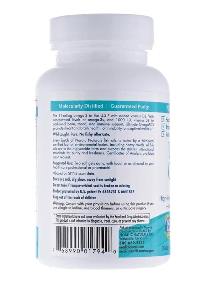 Ultimate Omega-D3 Dietary Supplement 1000 mg