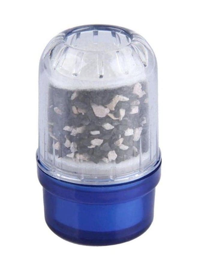 5-Piece Activated Carbon Faucet Tap Water Filter Blue/Clear 120grams