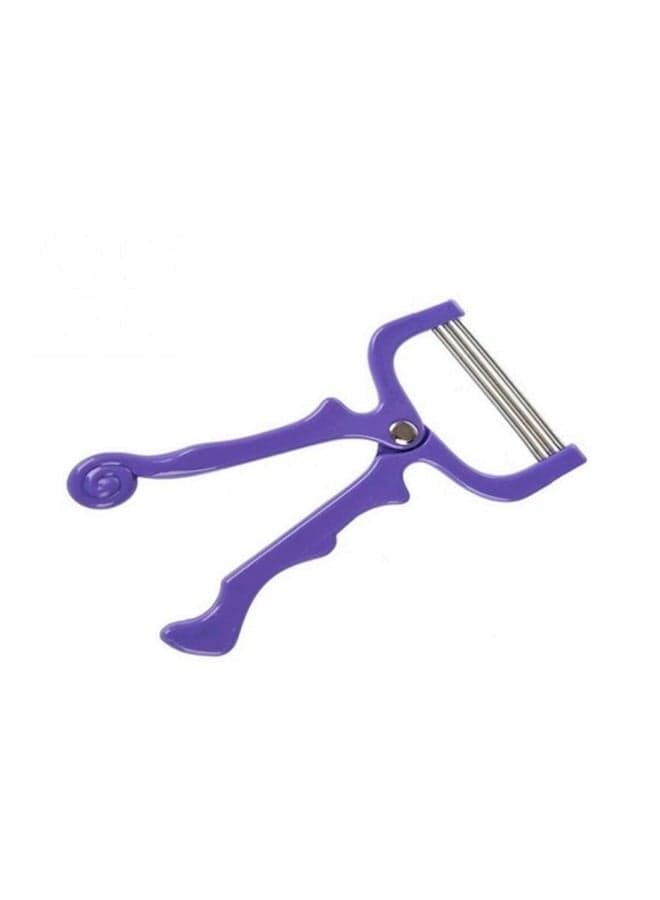 Manual Spring Clipper For Face And Neck Violet/Silver