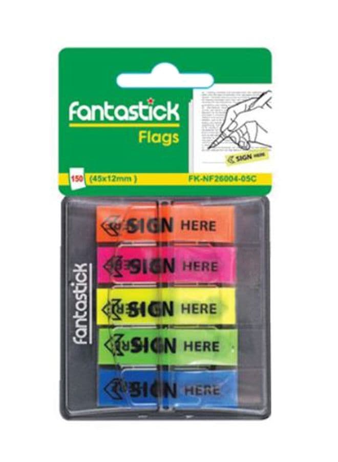 Sign Here Tape Flags Multicolour