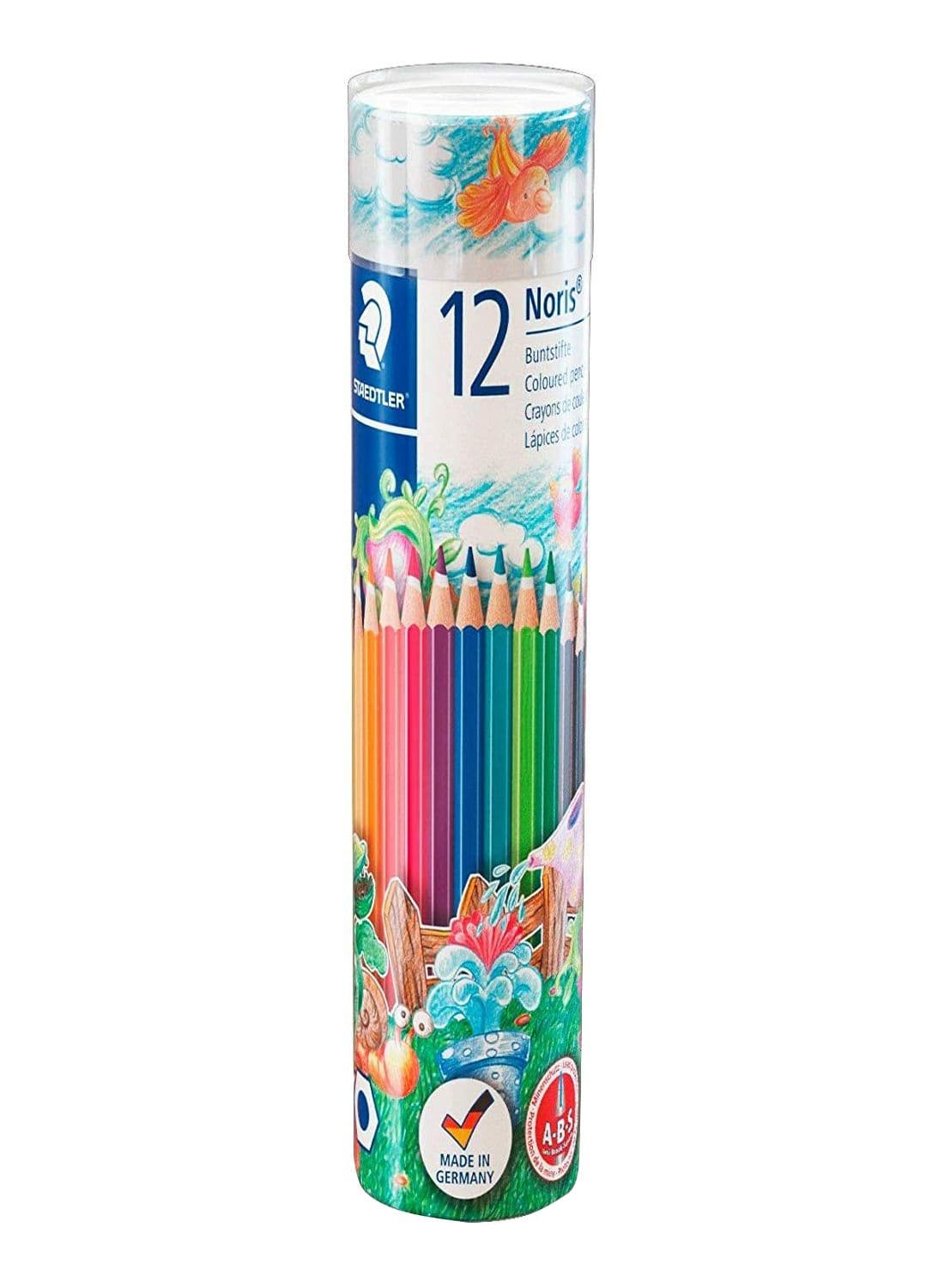 12-Piece Colour Pencil Cylinder Set Multicolour