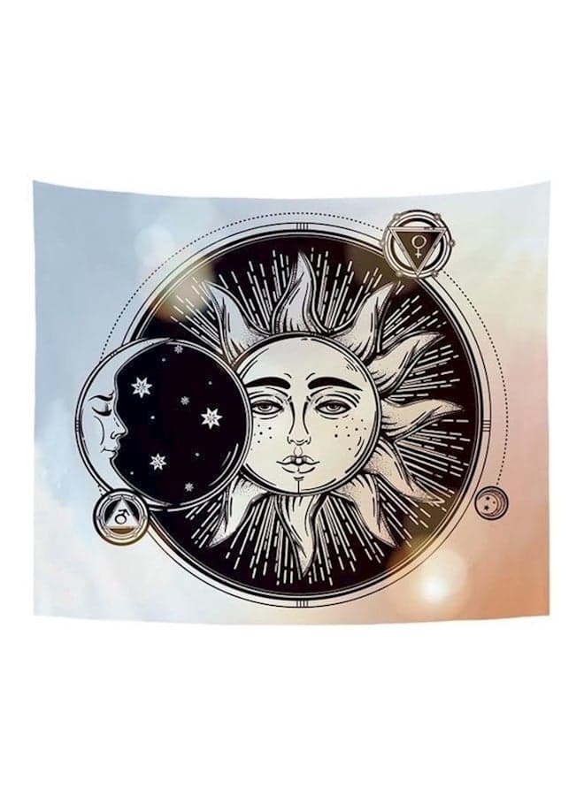 Tapestry Wall Hanging Black 150x130cm