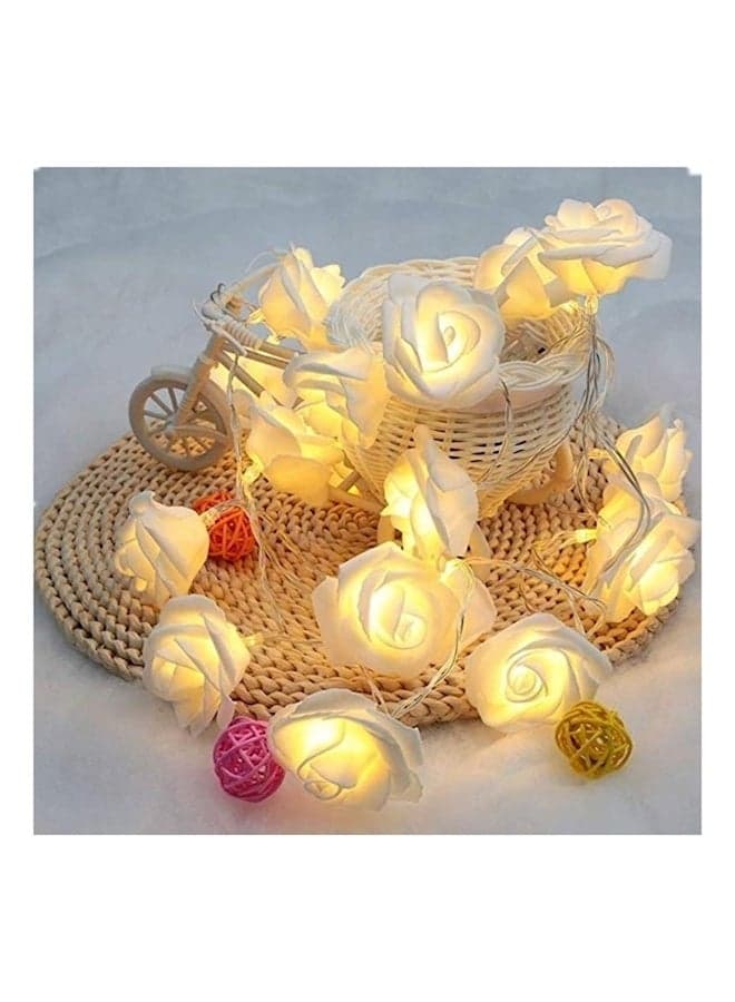 10-Led Decorative LED String Light White