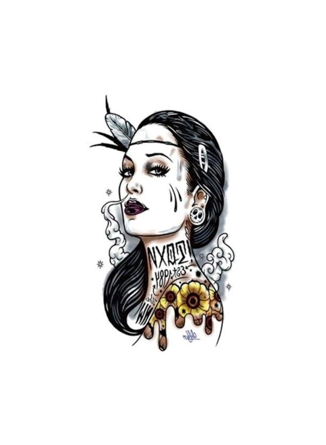 Women Temporary Tattoo Multicolour
