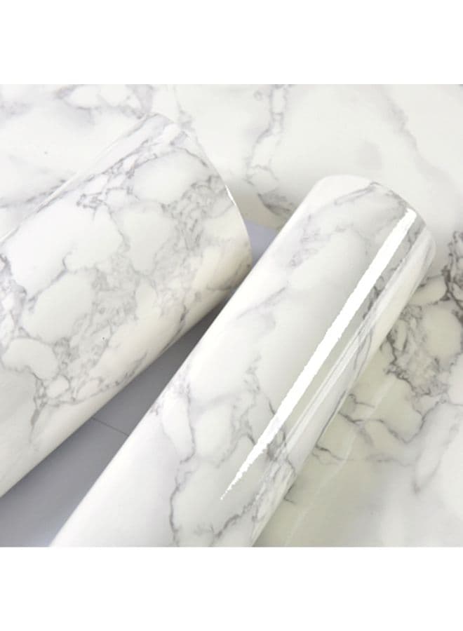 Marble Pattern Wallpaper Grey 60x5cm