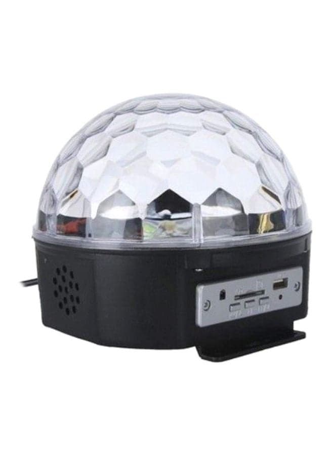 LED Disco Bluetooth Speaker Clear/Black