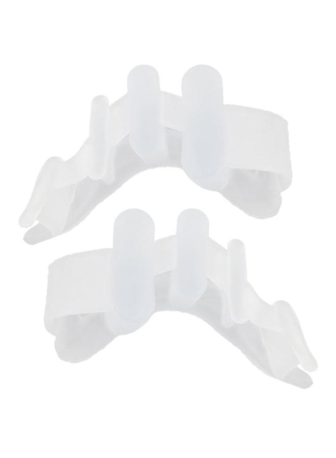 2-Piece Toe Rehabilitation Separator White