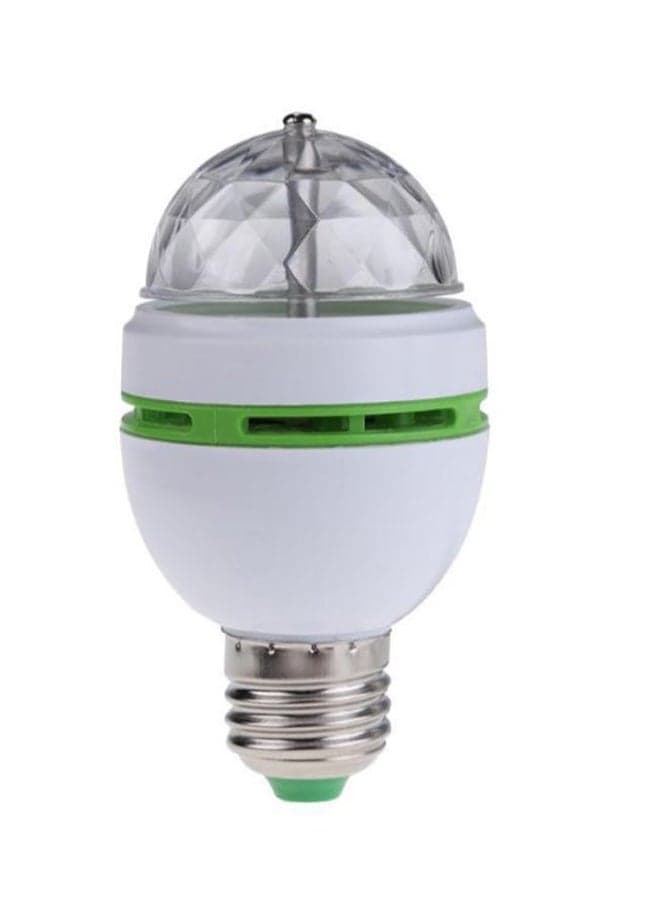 LED Auto Roating Party RGB Lamp White/Clear/Green