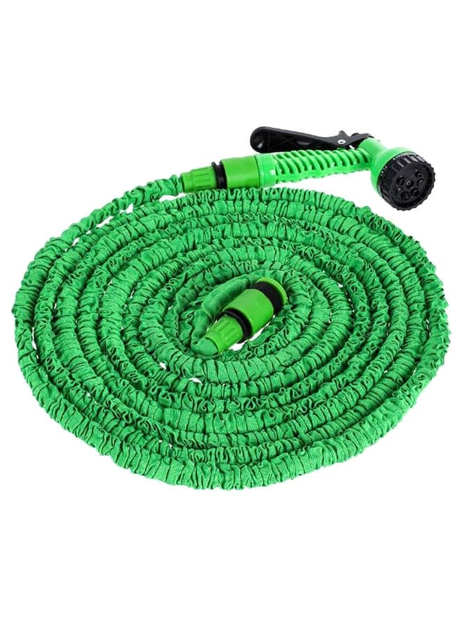 Water Spray Gun Hoses Pipe Green/Black 75feet