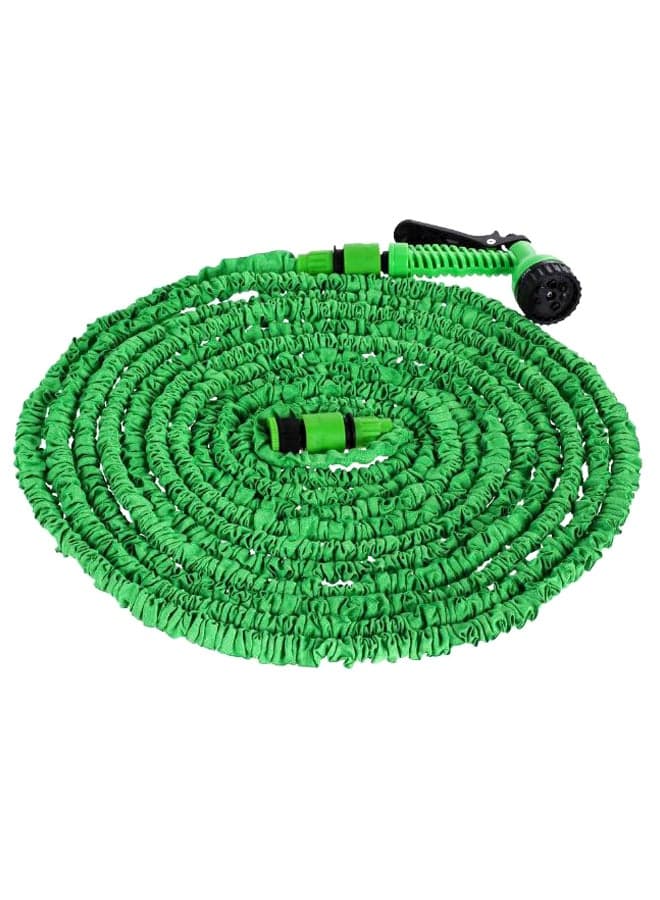 Water Spray Gun Hoses Pipe Green/Black 100feet