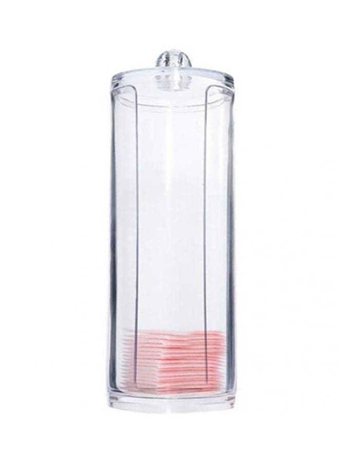 Cotton Pad Storage Organizer Cosmetic Case Clear