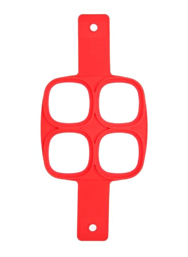 Square Pancake Maker Nonstick Cooking Tool Red 13.8 x 6.3inch